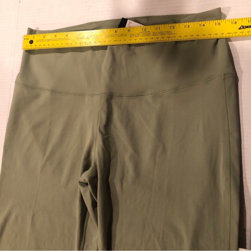 Nike Women's Size XL Yoga Dri-FIT Luxe Flared YogaPants Olive Green - DV9181-386 - Picture 4 of 13
